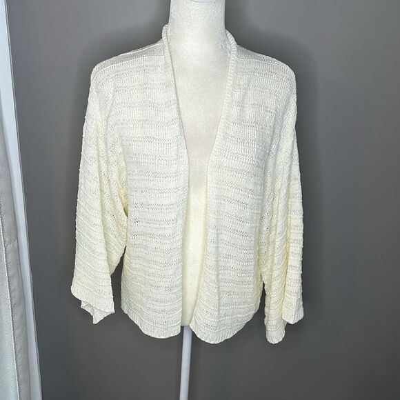 Do everything in love Anthropologie cream cardigan one size NWT - Picture 1 of 6